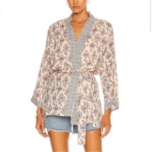 NWT Natalie Martin Saylor Kimono in Cyprus Print Lilac, size S